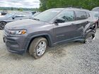 2022 Jeep Compass Latitude Gray vin: 3C4NJDBBXNT122982