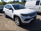 2022 Jeep Compass Latitude 4x4 White vin: 3C4NJDBBXNT132668