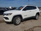 2024 Jeep Compass Latitude White vin: 3C4NJDBN5RT135459