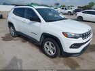 2023 Jeep Compass Latitude 4x4 White vin: 3C4NJDBN8PT553382