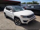 2018 Jeep Compass Limited 4x4 White vin: 3C4NJDCB8JT179447