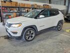 2019 Jeep Compass Limited White vin: 3C4NJDCB8KT827239