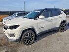 2018 Jeep Compass Limited White vin: 3C4NJDCBXJT245206