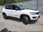 2021 Jeep Compass Trailhawk 4x4 White vin: 3C4NJDDB0MT512145