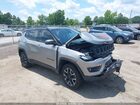 2019 Jeep Compass Trailhawk 4x4 Silver vin: 3C4NJDDB7KT790540