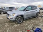 2021 Jeep Compass Trailhawk Gray vin: 3C4NJDDB9MT591086