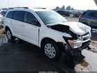 2018 Dodge Journey Se White vin: 3C4PDCAB6JT498326