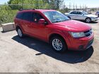 2016 Dodge Journey Sxt Red vin: 3C4PDCBG1GT148217