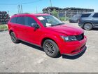 2018 Dodge Journey Se Awd Red vin: 3C4PDDAG5JT249744