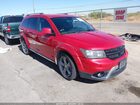 2017 Dodge Journey Crossroad Plus Awd Red vin: 3C4PDDGG6HT582939