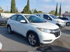 2018 Honda Hr-v Lx White vin: 3CZRU5H34JM712690