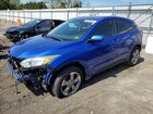 2018 Honda Hr-v Lx Blue vin: 3CZRU5H35JM718336