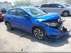 2019 Honda Hr-v Sport Blue vin: 3CZRU6H11KG731914