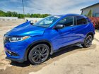 2021 Honda Hr-v Sport Blue vin: 3CZRU6H17MM734191
