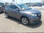 2018 Honda Hr-v Lx Gray vin: 3CZRU6H37JG707049
