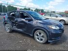 2018 Honda Hr-v Lx Gray vin: 3CZRU6H3XJM732187