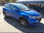 2022 Honda Hr-v Awd Ex Blue vin: 3CZRU6H53NM704562