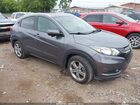 2017 Honda Hr-v Ex-l Gray vin: 3CZRU6H76HM722902