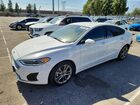 2020 Ford Fusion Sel White vin: 3FA6P0CD6LR154274