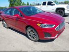 2020 Ford Fusion Sel Red vin: 3FA6P0CD8LR201403
