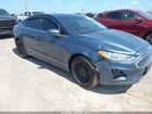 2019 Ford Fusion S Blue vin: 3FA6P0G75KR268236