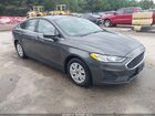 2020 Ford Fusion S Gray vin: 3FA6P0G76LR201422