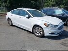 2018 Ford Fusion S White vin: 3FA6P0G79JR270358