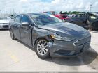 2017 Ford Fusion Se Gray vin: 3FA6P0H70HR163093