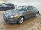 2017 Ford Fusion Se Gray vin: 3FA6P0H76HR396220