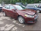2016 Ford Fusion Se Burgundy vin: 3FA6P0H77GR310265