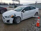 2020 Ford Fusion Se White vin: 3FA6P0H77LR240230
