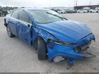 2017 Ford Fusion Se Blue vin: 3FA6P0H79HR203882