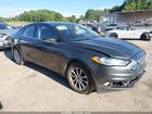 2017 Ford Fusion Se Gray vin: 3FA6P0HD0HR123585