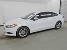 2018 Ford Fusion Se White vin: 3FA6P0HD0JR180116