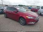2017 Ford Fusion Se Red vin: 3FA6P0HD3HR304213
