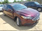 2018 Ford Fusion Se Burgundy vin: 3FA6P0HD3JR166761