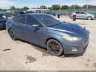 2019 Ford Fusion Se Blue vin: 3FA6P0HD3KR160931