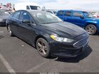 2018 Ford Fusion Se Black vin: 3FA6P0HD5JR253190