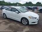 2018 Ford Fusion Se White vin: 3FA6P0HDXJR223344