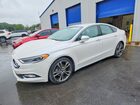 2017 Ford Fusion Titanium Белый vin: 3FA6P0K91HR148550