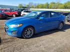 2019 Ford Fusion Se Blue vin: 3FA6P0LU3KR145997