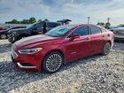 2018 Ford Fusion Se Hybrid Maroon vin: 3FA6P0LU6JR277179