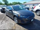 2019 Ford Fusion Hybrid Se Gray vin: 3FA6P0LU7KR253054