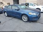2019 Ford Fusion Hybrid Se Blue vin: 3FA6P0LU8KR274656