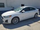 2019 Ford Fusion Se White vin: 3FA6P0LU9KR265447