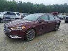 2017 Ford Fusion Titanium Hev Burgundy vin: 3FA6P0RU6HR138221