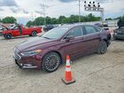 2017 Ford Fusion Se Maroon vin: 3FA6P0T94HR310850
