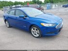 2018 Ford Fusion Hybrid S Синий vin: 3FA6P0UU1JR281946
