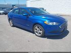2018 Ford Fusion Hybrid S Blue vin: 3FA6P0UU2JR100479