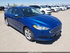 2018 Ford Fusion Hybrid S Blue vin: 3FA6P0UU5JR282002